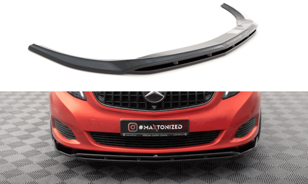 MAXTON DESIGN - Spoiler pod predný nárazník V.4 MERCEDES-BENZ V-CLASS W447, Čierny lesk