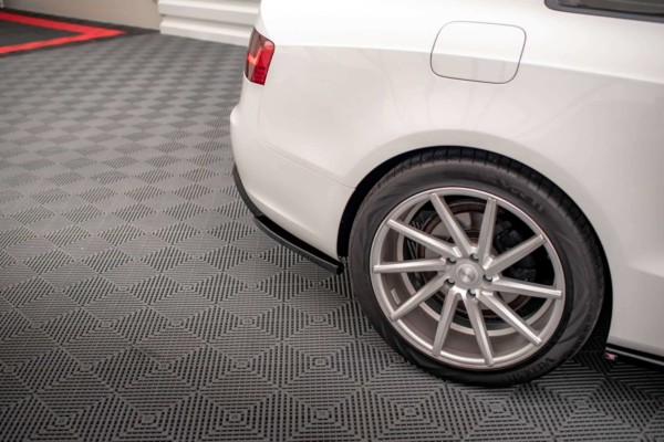 MAXTON DESIGN - Bočné difúzory zadného nárazníka AUDI A5 COUPE 8T FACELIFT, Čierny lesk – Obrázok 3