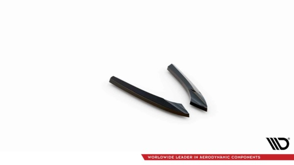 MAXTON DESIGN - Bočné difúzory zadného nárazníka AUDI A5 COUPE 8T FACELIFT, Čierny lesk – Obrázok 5