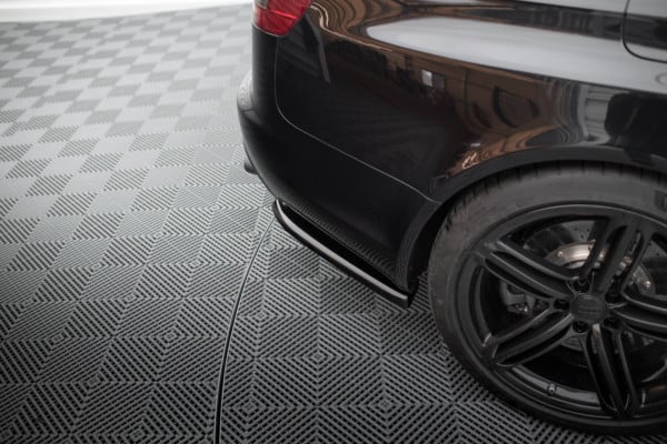 MAXTON DESIGN - Bočné difúzory zadného nárazníka AUDI RS6 AVANT C6, Čierny lesk – Obrázok 2