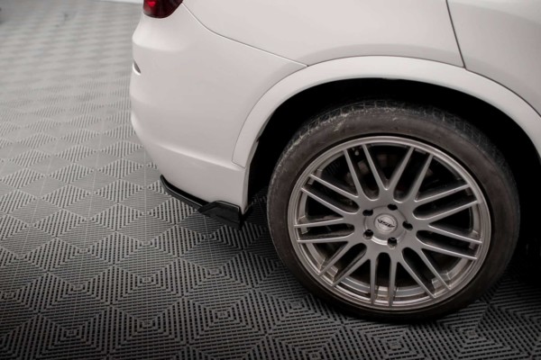MAXTON DESIGN - Bočné difúzory zadného nárazníka vhodné pre BMW X3 M-PACK F25, Čierny lesk – Obrázok 3