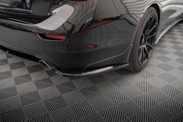 MAXTON DESIGN - Bočné difúzory zadného nárazníka INFINITI Q50 S MK1, Čierny lesk – Obrázok 3