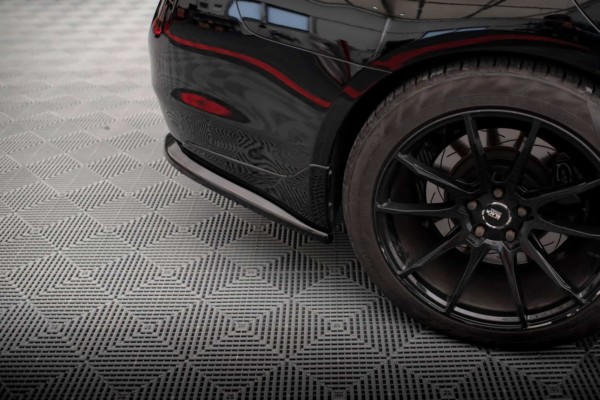 MAXTON DESIGN - Bočné difúzory zadného nárazníka INFINITI Q50 S MK1, Čierny lesk – Obrázok 4