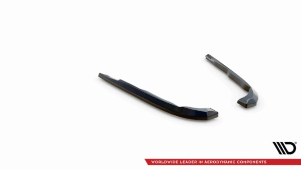 MAXTON DESIGN - Bočné difúzory zadného nárazníka INFINITI Q50 S MK1, Čierny lesk – Obrázok 5