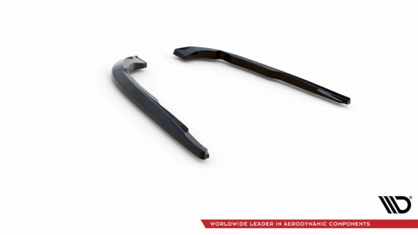 MAXTON DESIGN - Bočné difúzory zadného nárazníka INFINITI Q50 S MK1, Čierny lesk – Obrázok 6