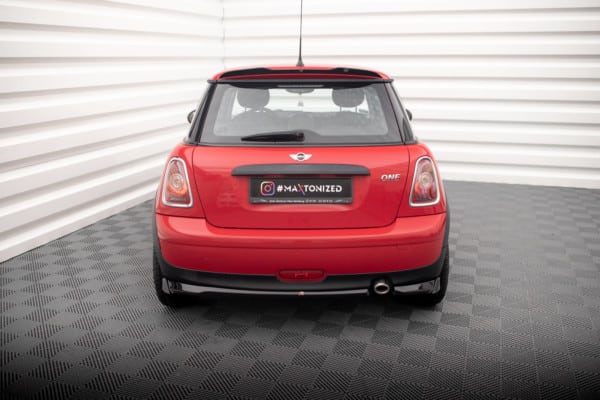 MAXTON DESIGN - Bočné difúzory zadného nárazníka MINI ONE R56, Čierny lesk – Obrázok 3