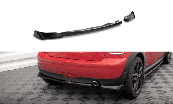 MAXTON DESIGN - Bočné difúzory zadného nárazníka MINI ONE R56, Čierny lesk