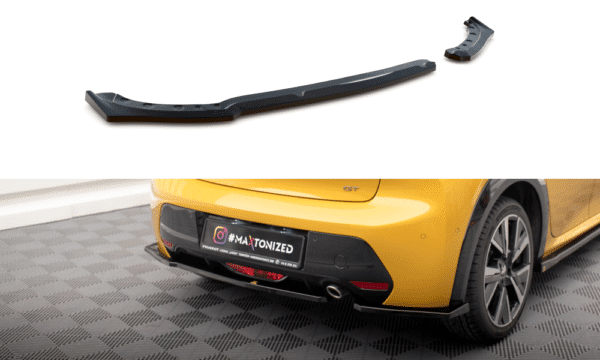 MAXTON DESIGN - Bočné difúzory zadného nárazníka PEUGEOT 208 GT MK2, Čierny lesk