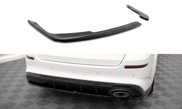 MAXTON DESIGN - Bočné difúzory zadného nárazníka V.1 KIA OPTIMA MK4 FACELIFT, Čierny lesk