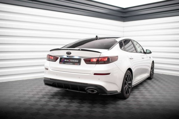 MAXTON DESIGN - Bočné difúzory zadného nárazníka V.1 KIA OPTIMA MK4 FACELIFT, Čierny lesk – Obrázok 3