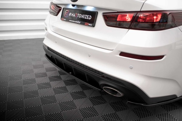 MAXTON DESIGN - Bočné difúzory zadného nárazníka V.1 KIA OPTIMA MK4 FACELIFT, Čierny lesk – Obrázok 4
