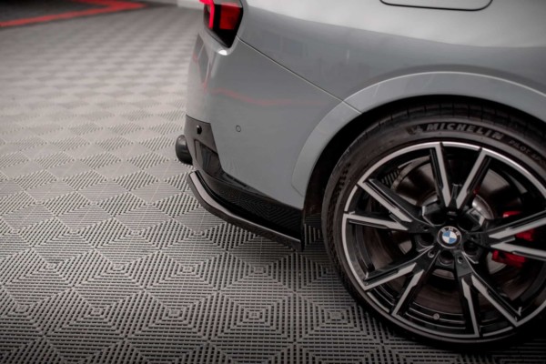 MAXTON DESIGN - Bočné difúzory zadného nárazníka V.2 vhodné pre BMW 2 COUPE COUPE M240I G42, Čierny lesk – Obrázok 3