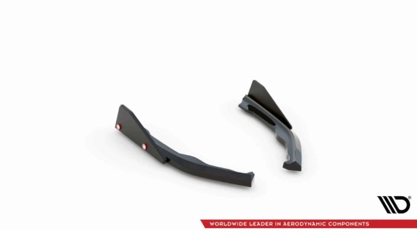 MAXTON DESIGN - Bočné difúzory zadného nárazníka V.2 vhodné pre BMW 2 COUPE COUPE M240I G42, Čierny lesk – Obrázok 4