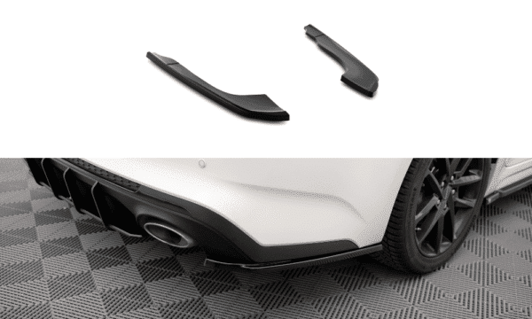 MAXTON DESIGN - Bočné difúzory zadného nárazníka V.2 KIA OPTIMA MK4 FACELIFT, Čierny lesk