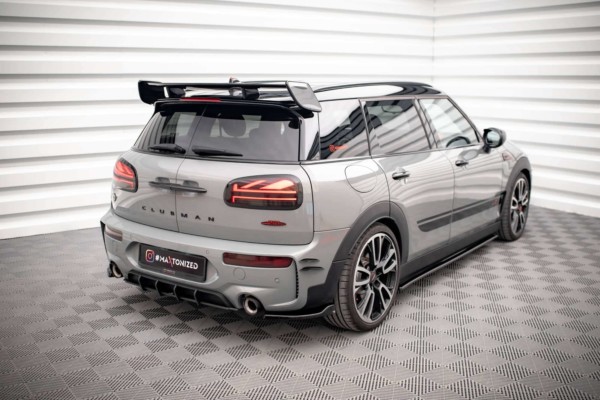 MAXTON DESIGN - Bočné difúzory zadného nárazníka V.2 MINI COOPER CLUBMAN JOHN COOPER WORKS F54, Čierny lesk – Obrázok 4