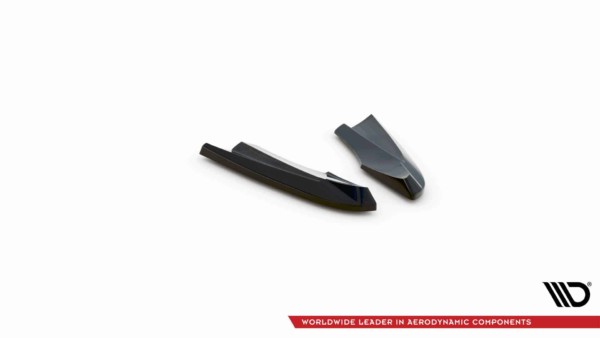 MAXTON DESIGN - Bočné difúzory zadného nárazníka VOLVO S60 R-DESIGN MK2, Čierny lesk – Obrázok 5