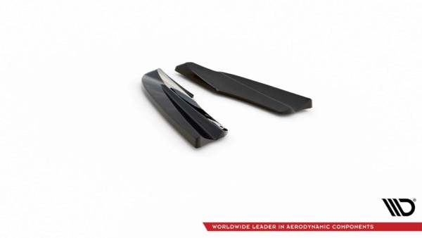 MAXTON DESIGN - Bočné difúzory zadného nárazníka VOLVO S60 R-DESIGN MK2, Čierny lesk – Obrázok 6