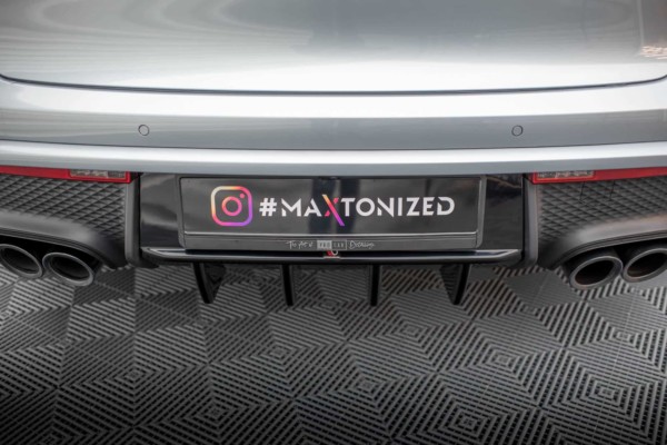 MAXTON DESIGN - Difúzor zadného nárazníka PORSCHE MACAN MK1 FACELIFT 2, Čierny lesk – Obrázok 3