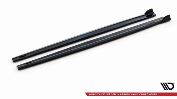 MAXTON DESIGN - Lišty pod bočné prahy vhodné pre BMW X3 M-PACK F25, Čierny lesk – Obrázok 5