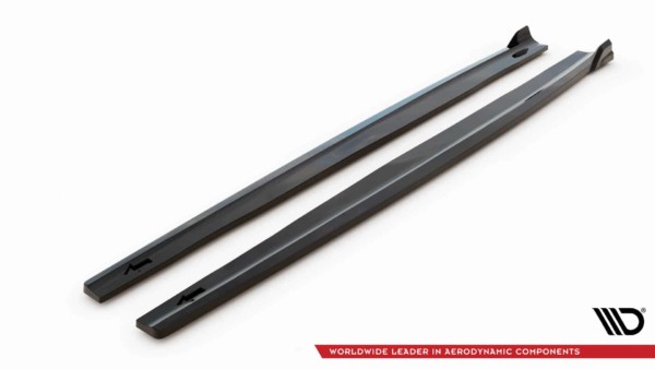 MAXTON DESIGN - Lišty pod bočné prahy vhodné pre BMW X3 M-PACK F25, Čierny lesk – Obrázok 6