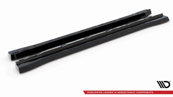 MAXTON DESIGN - Lišty pod bočné prahy FORD EDGE MK2, Čierny lesk – Obrázok 8