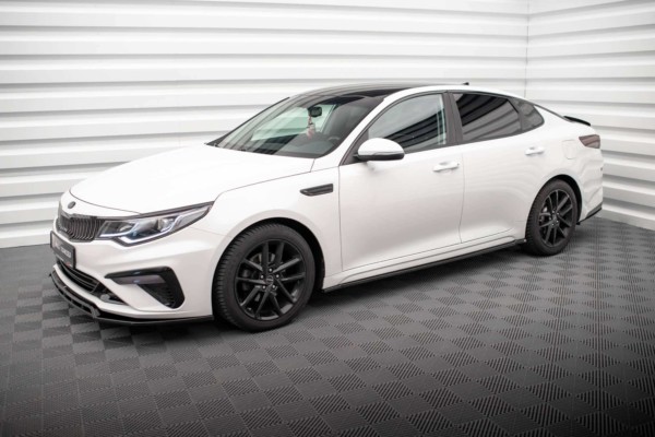 MAXTON DESIGN - Lišty pod bočné prahy KIA OPTIMA MK4 FACELIFT, Čierny lesk – Obrázok 2