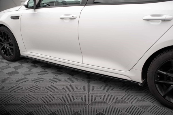 MAXTON DESIGN - Lišty pod bočné prahy KIA OPTIMA MK4 FACELIFT, Čierny lesk – Obrázok 4
