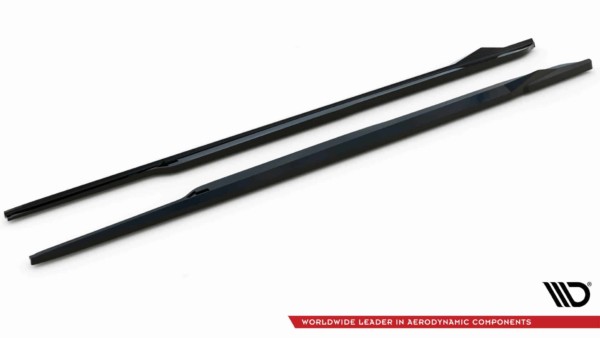 MAXTON DESIGN - Lišty pod bočné prahy LEXUS ES F SPORT MK7, Čierny lesk – Obrázok 5