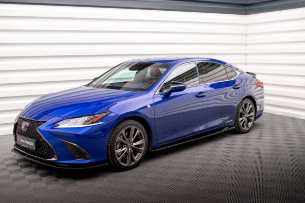 MAXTON DESIGN - Lišty pod bočné prahy LEXUS ES F SPORT MK7, Čierny lesk – Obrázok 3