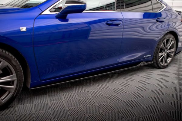 MAXTON DESIGN - Lišty pod bočné prahy LEXUS ES F SPORT MK7, Čierny lesk – Obrázok 4