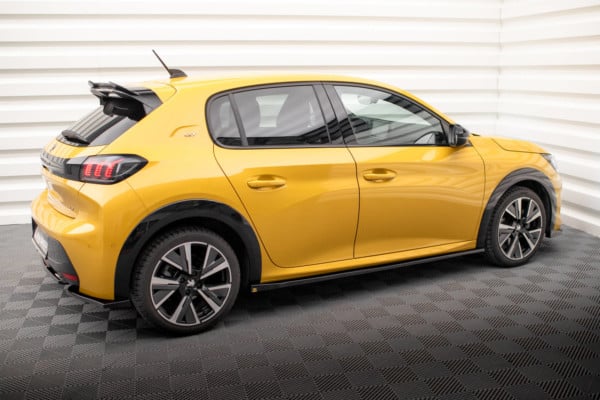 MAXTON DESIGN - Lišty pod bočné prahy PEUGEOT 208 GT MK2, Čierny lesk – Obrázok 3