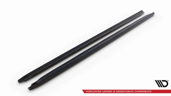 MAXTON DESIGN - Lišty pod bočné prahy V.2 AUDI A5 / A5 S-LINE / S5 COUPE 8T, Čierny lesk – Obrázok 6