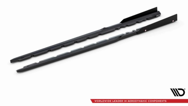 MAXTON DESIGN - Lišty pod bočné prahy V.3 AUDI R8 MK2 FACELIFT, Čierny lesk – Obrázok 6