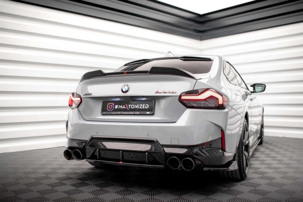 MAXTON DESIGN - Predĺženie spoilera vhodné pre BMW 2 COUPE G42, Čierny lesk – Obrázok 5