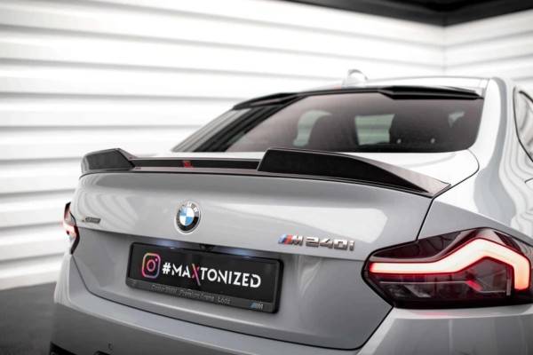 MAXTON DESIGN - Predĺženie spoilera vhodné pre BMW 2 COUPE G42, Čierny lesk – Obrázok 6