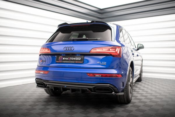 MAXTON DESIGN - Predĺženie spoilera AUDI Q5 S-LINE SUV MK2 FACELIFT, Čierny lesk – Obrázok 2