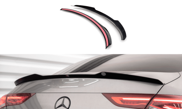 MAXTON DESIGN - Predĺženie spoilera MERCEDES-BENZ CLA COUPE C118, Čierny lesk