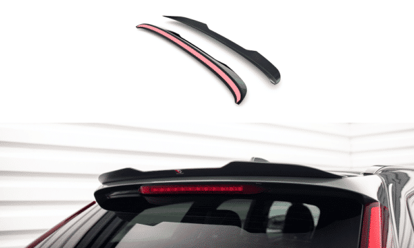 MAXTON DESIGN - Predĺženie spoilera VOLVO V90 R-DESIGN MK2, Čierny lesk