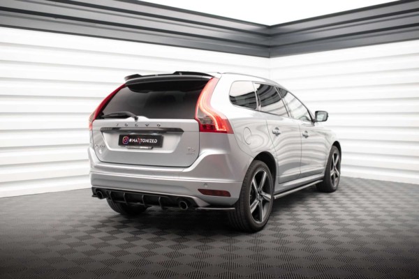 MAXTON DESIGN - Predĺženie spoilera VOLVO XC60 R-DESIGN MK1 FACELIFT, Čierny lesk – Obrázok 3