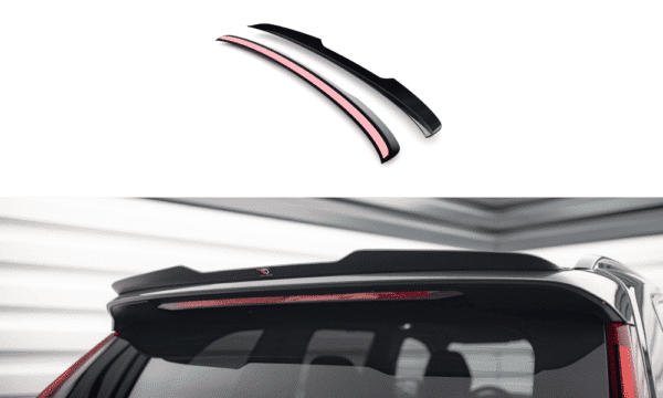 MAXTON DESIGN - Predĺženie spoilera VOLVO XC90 R-DESIGN MK2 FACELIFT, Čierny lesk