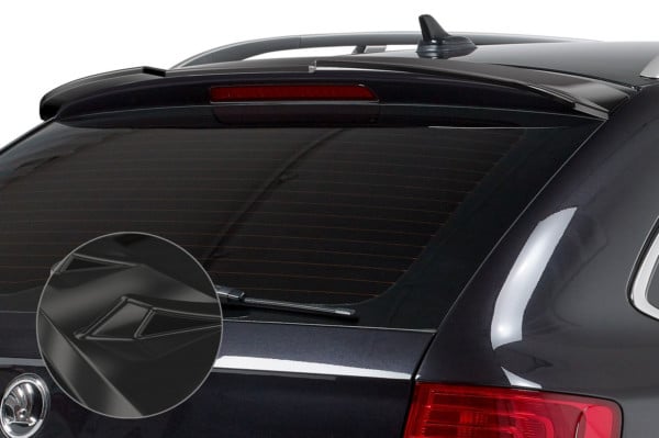 Spoiler kufra pre Skoda Superb II (Typ 3T) Kombi HF691, Čierny lesk
