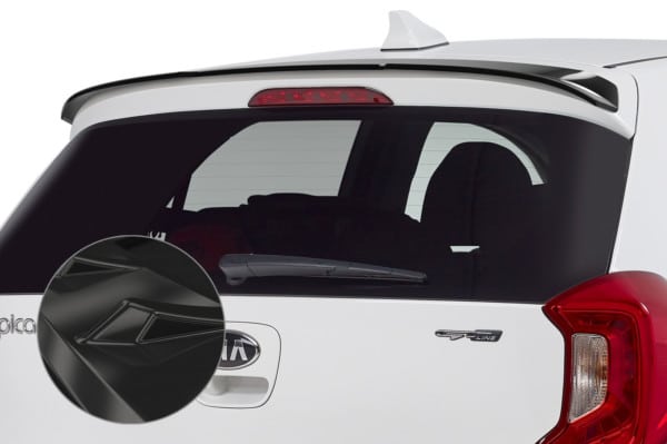 Spoiler kufra pre Kia Picanto (JA) HF705, čierny lesk