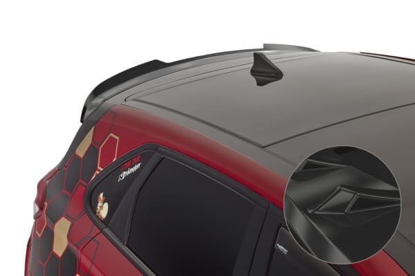 Spoiler kufra pre Hyundai I30 (PD) Hatchback HF862, čierny lesk