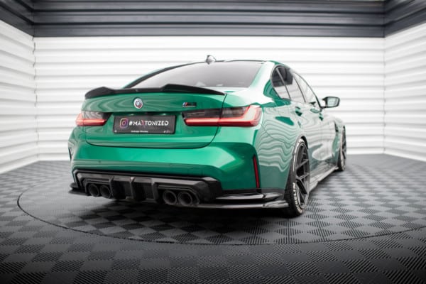 MAXTON DESIGN - Karbonové bočné difúzory zadného nárazníka vhodné pre BMW M3 G80 – Obrázok 4