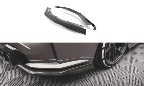 MAXTON DESIGN - Karbonové bočné difúzory zadného nárazníka vhodné pre BMW M4 G82