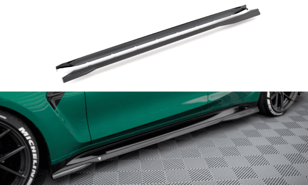 MAXTON DESIGN - Karbonové lišty pod bočné prahy vhodné pre BMW M3 G80