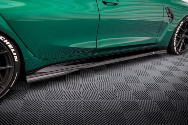 MAXTON DESIGN - Karbonové lišty pod bočné prahy vhodné pre BMW M3 G80 – Obrázok 2