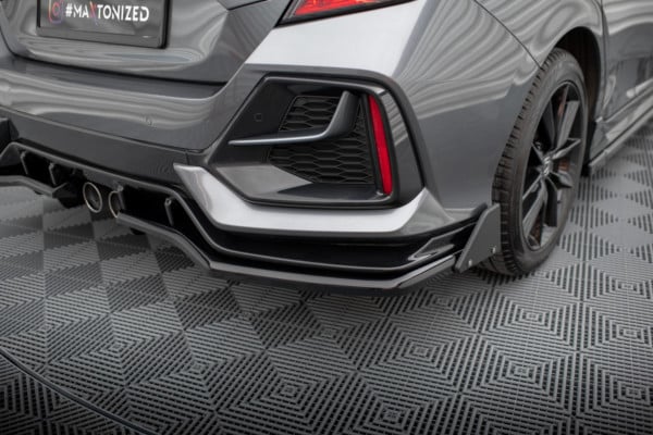 MAXTON DESIGN - Spoiler pod zadný nárazník HONDA CIVIC SPORT MK 10 , Čierny lesk – Obrázok 2