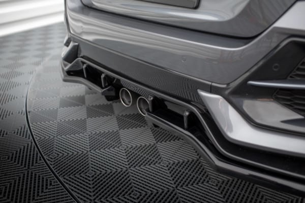 MAXTON DESIGN - Spoiler pod zadný nárazník HONDA CIVIC SPORT MK 10 , Čierny lesk – Obrázok 4