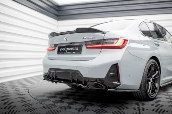 MAXTON DESIGN - Spoiler pod zadný nárazník V.1 vhodné pre BMW M340I G20 / G21 FACELIFT, Čierny lesk – Obrázok 5